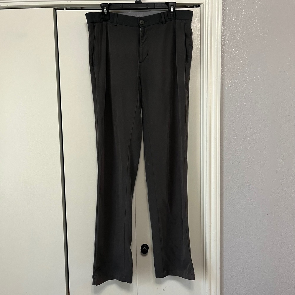 Nike Golf Standard Fit Gray Performance Dress Pants‎ Mens